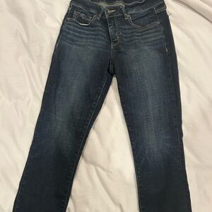 Buckle Dark Blue Skinny Jeans